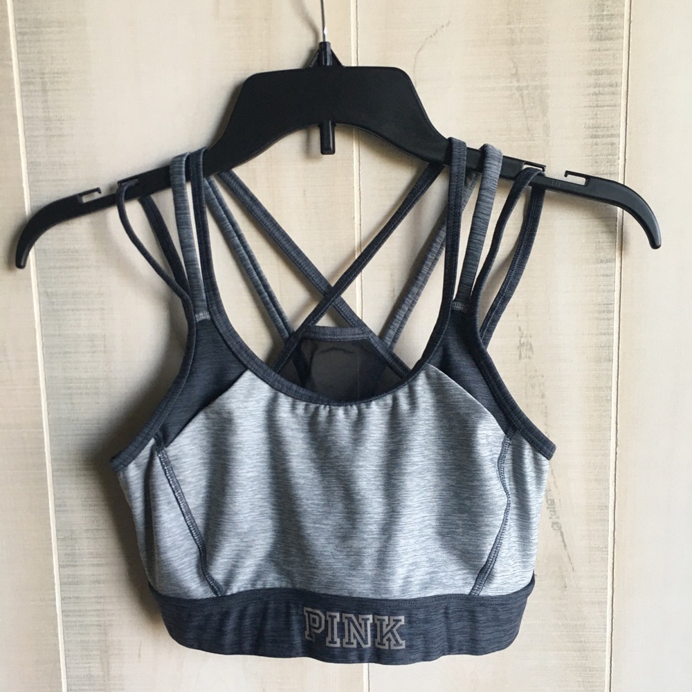 Pink/VS sports bra
